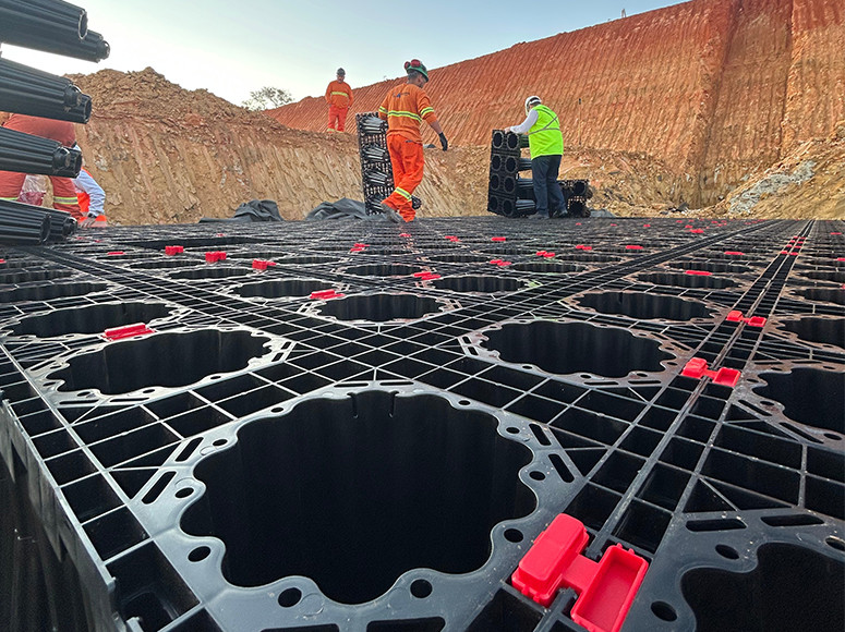 ACO Stormbrixx - tanquete de retençãoe  infiltração de agua pluvial