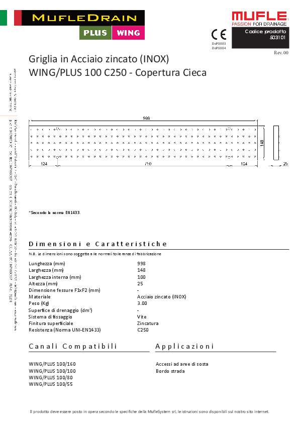 503101_Griglia_MufleDrain_WING-PLUS_100_CC_C250_AZ.pdf