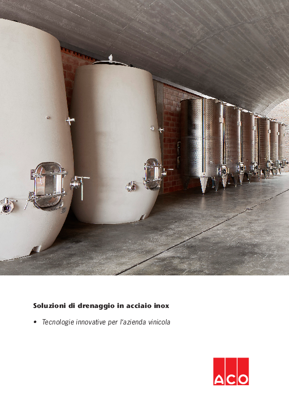 Soluzioni di drenaggio per cantine Brochure_ACO_Cantine_Vinicole.pdf